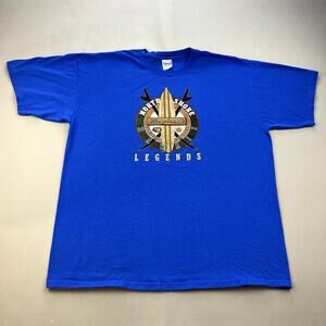 North Shore Hawaii Legends T-Shirt Adult XL Blue Longboards Surfing Beach Logo